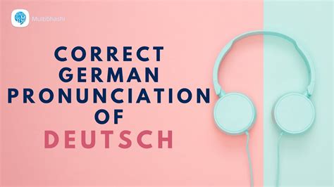 pronouncement deutsch